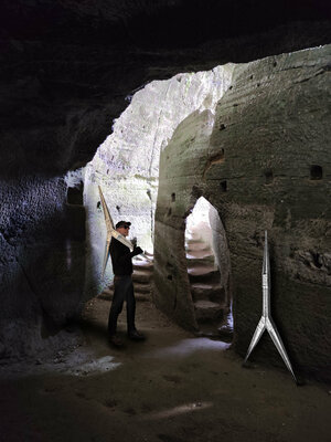 Christoph Robausch nello studio: Pop-up exhibition January 2021 - FROM THE DEPHTS TO THE LIGHT