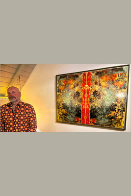 Eric Thuis in the Studio