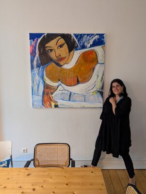 Judith Breuer in de studio: Bild im Atelier