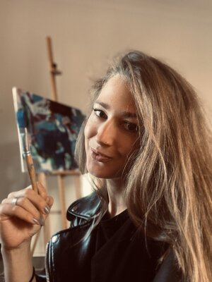 Aleksandra Ewa Nowak in de studio: En atelier