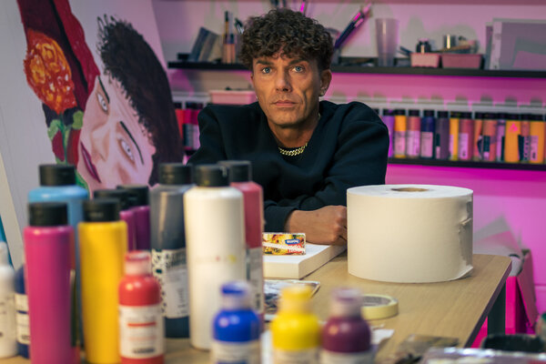 David Immanuel Levi in de studio