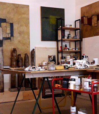 Paolo Pallara in de studio