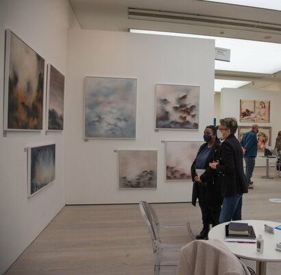 Francesca Borgo nello studio: START Art Fair, Saatchi Gallery, October 2020, London (UK)