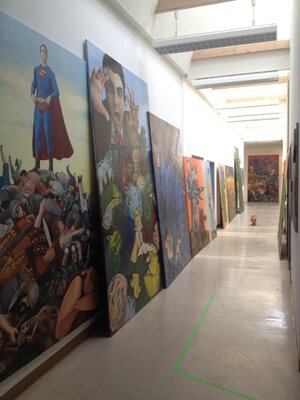 Ellen Semen in de studio: Atelier