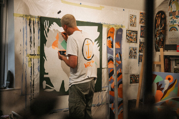 Tommy Knuts in de studio
