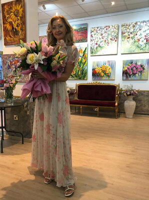 Diana Malivani in the Studio
