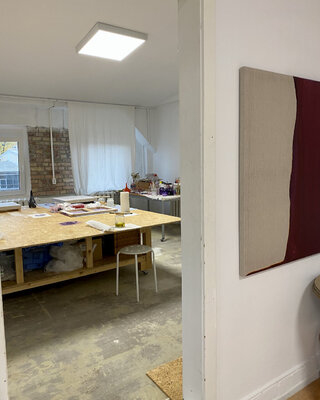 Christian Rietz nello studio