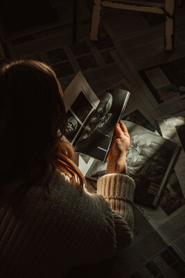 Katharina Goniwiecha im Studio