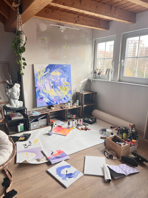 Katharina Goniwiecha im Studio