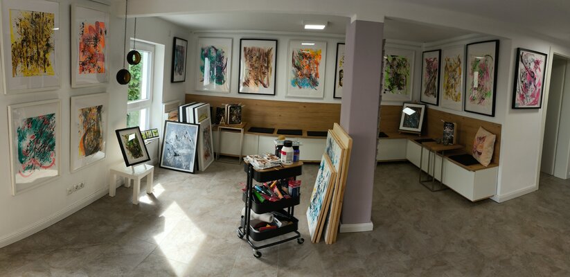 Susanne Sokoll in de studio: Blick in mein Atelier