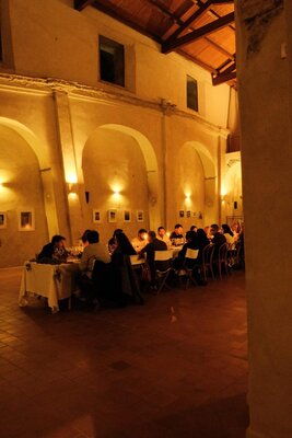 Sonja Kalmanfi in the Studio: 2025 – Solo Exhibition at the Convento Francescano, Cuccaro Vetere, Italy