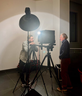 Yehor Lemzyakoff in de studio: On set capturing Jean-François Laguionie
