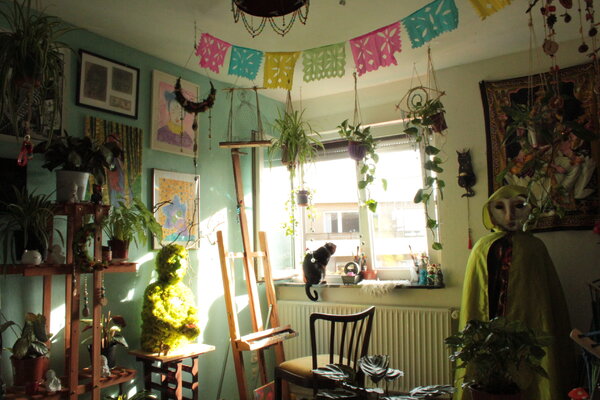 Goretti Chavira dans le studio