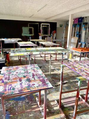 Zaccheo Zilioli in the Studio