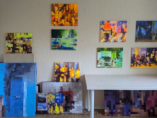 Elvira Flamm im Studio: My studio