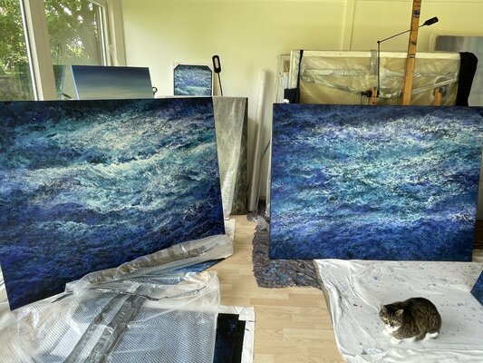 Ulrike Schmelter dans le studio: Besuch im Atelier