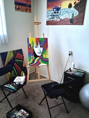 Corey Hayes dans le studio: A couple pieces in progress