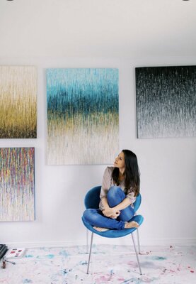 Daniela Pasqualini in the Studio
