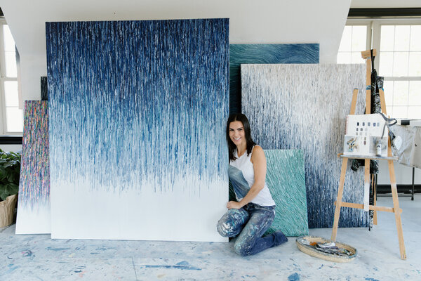Daniela Pasqualini in the Studio