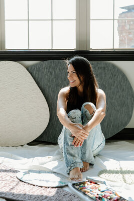 Daniela Pasqualini in the Studio