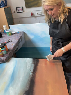 Marion Kotyba im Studio