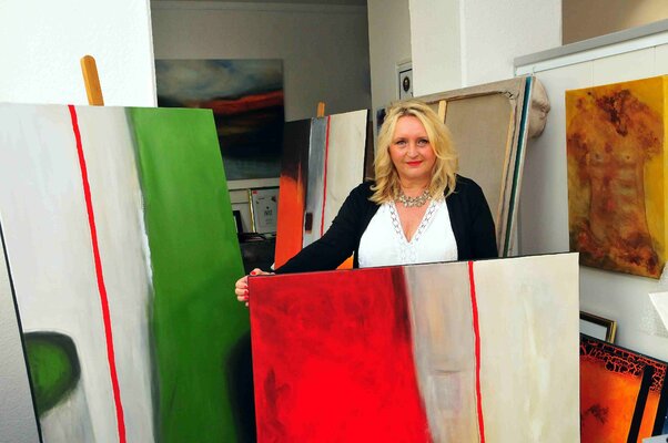 Marion Kotyba im Studio