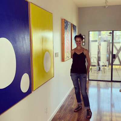 Kerry Campbell dans le studio: On the gallery walls