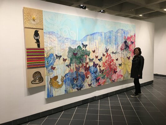 Hee Sook Kim im Studio