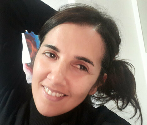Ana Verónica Fonseca dans le studio