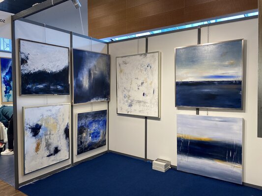 Christine Barth Mroz in the Studio: Salon les SABLES D OLONNES