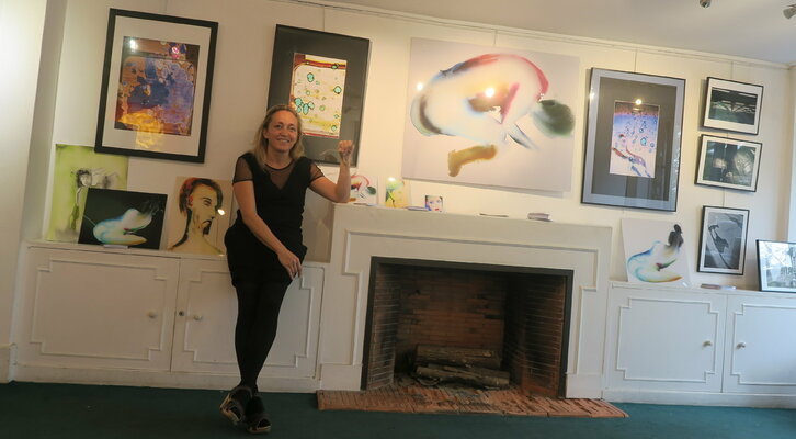 Anne-Sophie A Bettembourg nello studio: PLACE DAUPHINE Exhibition SOLO SHOW - PARIS 2020