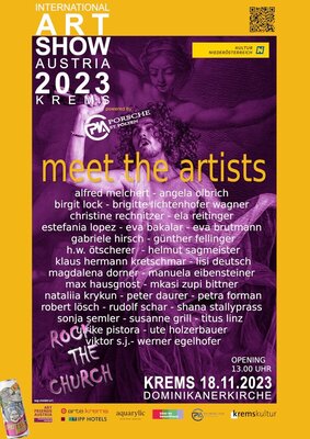 Nataliia Krykun en el estudio: Art Fair Int. Art Show Austria
