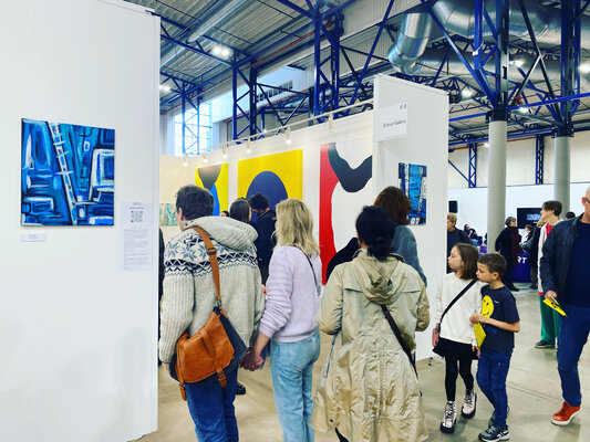 Nataliia Krykun en el estudio: International Art Fair ArtVilnius’23