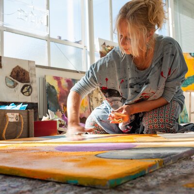 Michaela Kuhl in de studio: Atelier