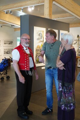 Gregor Dörig im Studio: Galerie Buchs