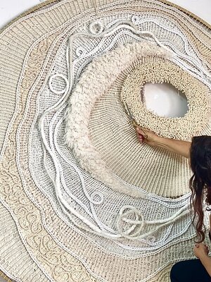 Beatriz Constán nello studio: Acabados finales.