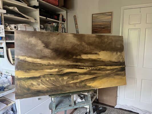 Caroline Adams im Studio