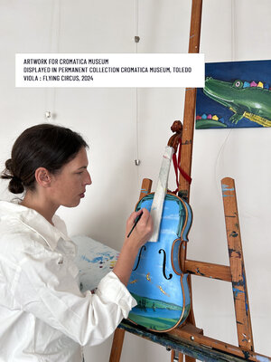 SOFIA CRISTINA JIMENEZ im Studio: Permanent Collection Cromatica Museum Spain