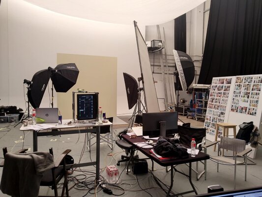 Nencho Balkanski nello studio