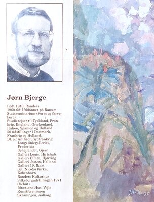 Joern Bjerge dans le studio: From 'Månedens Særtryk' 7-12-1991 (to be translated from Danish to English)