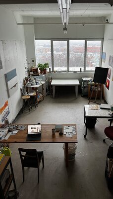 Daniel Lalonde nello studio: Jour d'atelier