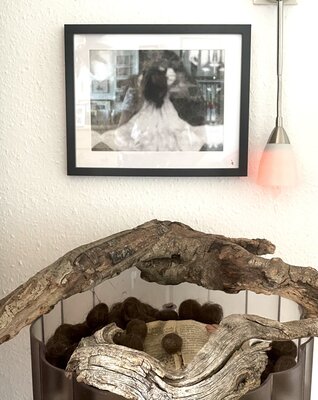 Ilona Johanna Plattner in de studio: Installation im Atelier