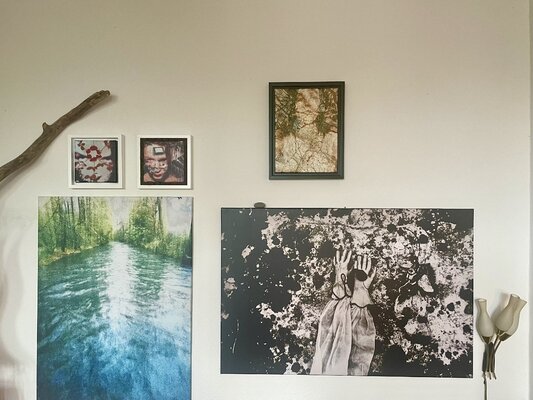 Ilona Johanna Plattner in de studio: weitere Bilder im Atelier