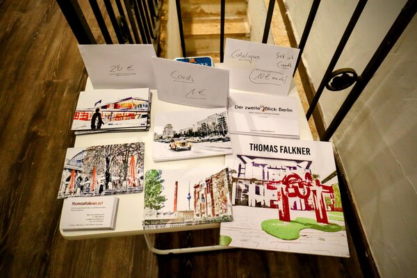 Thomas Falkner nello studio