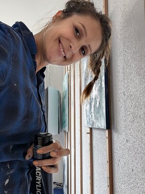 Miriam Fehlmann in the Studio