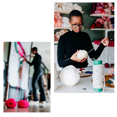 Clarissa VASTÉ im Studio: Crédits: Stéphanie Toselli