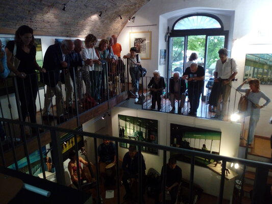 Paolo Cristiani in de studio: Vernissage personale a Spoleto (Italy, giugno 2025) alla Galleria Poli d'Arte