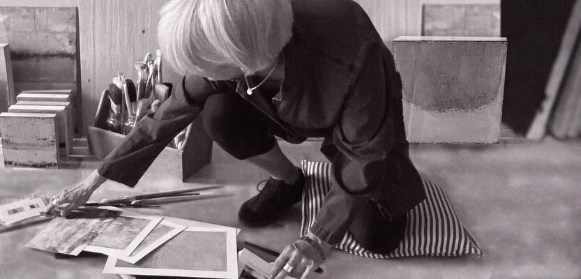 Guylène Lefort in the Studio