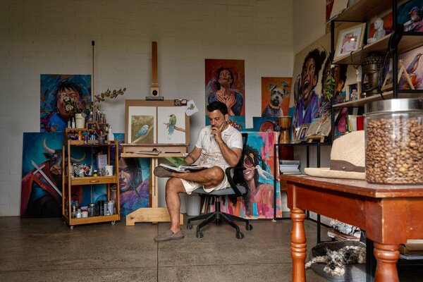Alex Bermudez in de studio: Mi estudio