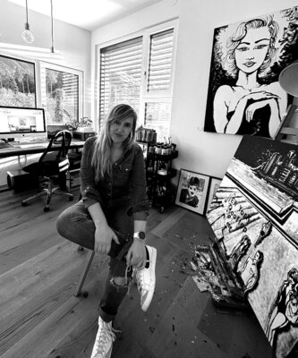 Bianca Fels en el estudio: Atelier Bianca Fels